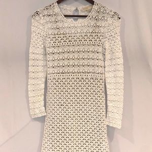 Vintage Crochet Mini Dress